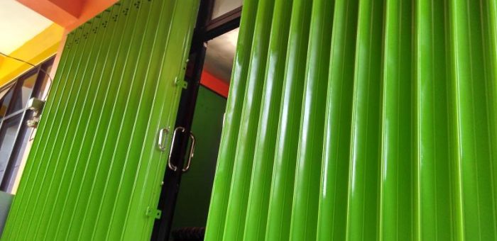 Pasang Pintu Folding Gate / Pintu Harmonika