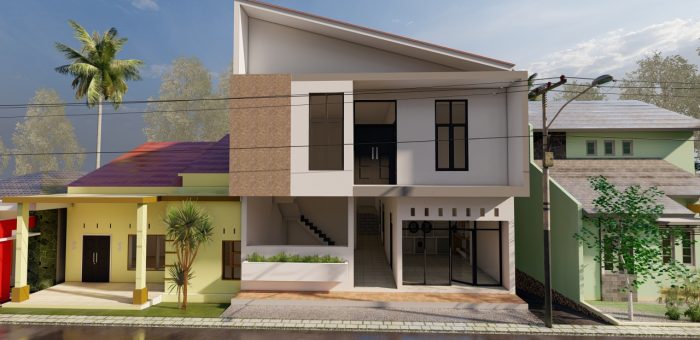 Desain Rumah Kos -Kosan Jl. Asoka RT.2 Balikpapan